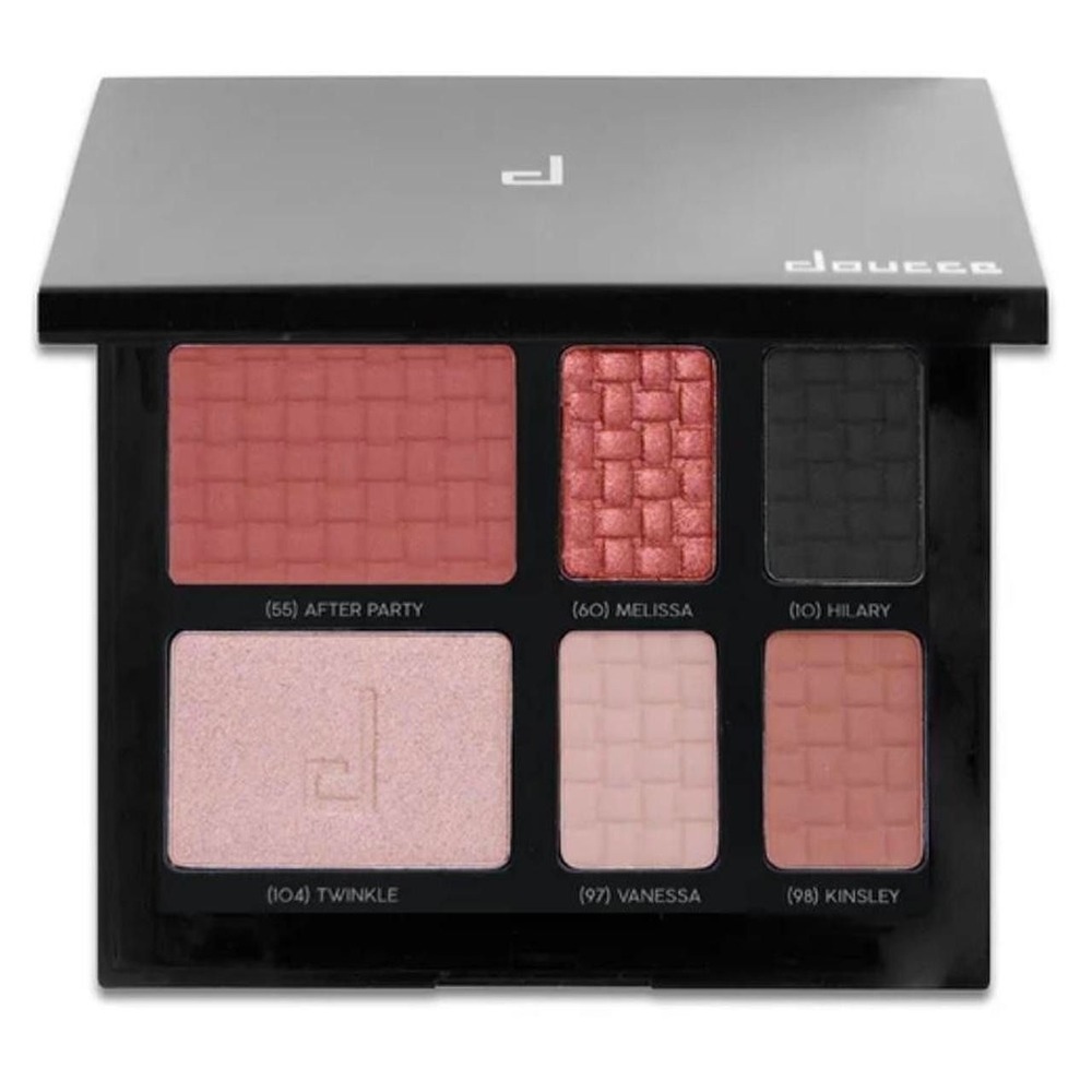 Doucce On the Go Pallette Eyeshadow Highlighter Blush Compact New